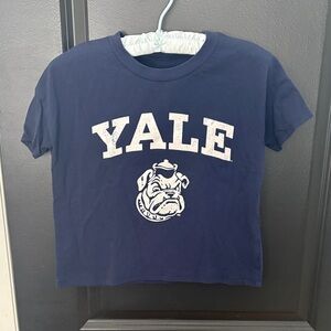 Yale short sleeve shirt size large 10/12 (from Carter’s)